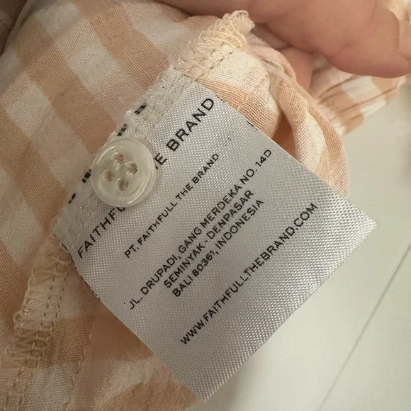 Faithfull the Brand gingham dress - Picture 6 of 10